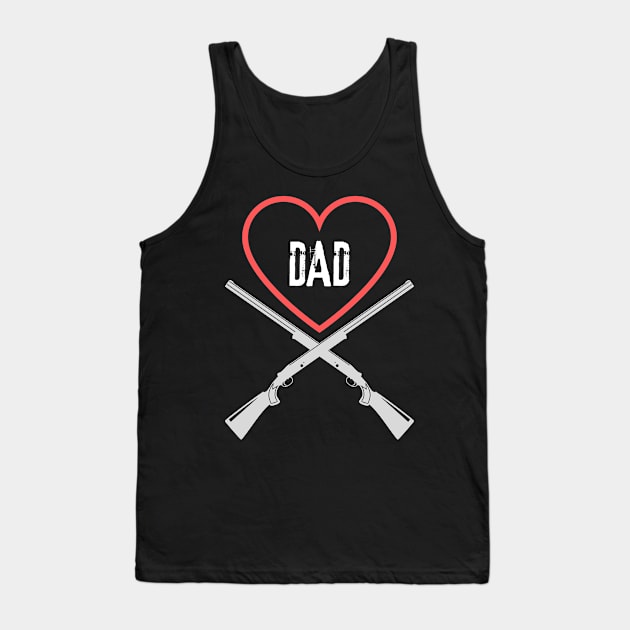 Hunting dad Tank Top by vaporgraphic